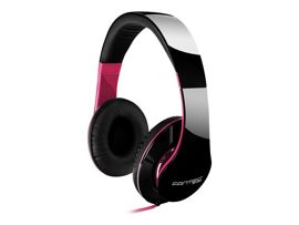 FANTEC SHP-250AJ-PK - Écouteurs - circum-aural - filaire - jack 3,5mm - isolation acoustique - noir/rose