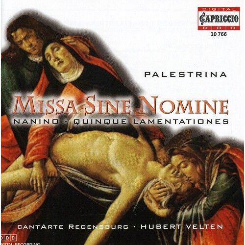 Cantarte Regensburg - Missa Sine Nomine / Quinque Lamentationes [Compact Discs]