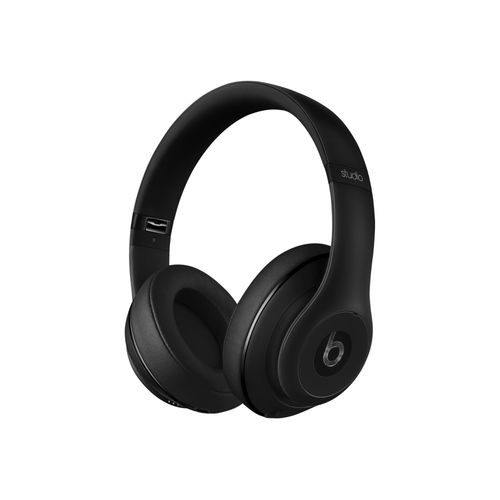 Beats Studio Wireless - Écouteurs avec micro - circum-aural - Bluetooth - sans fil - Suppresseur de bruit actif - noir mat