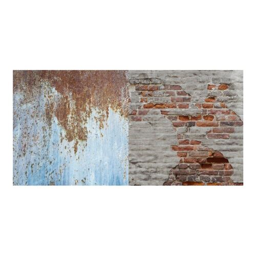 Lastolite Urban Collapsible - Arrière-plan - 1.5 m x 2.1 m - Rusty Metal / Plaster Wall