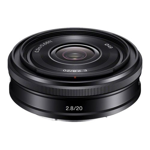 Objectif Sony SEL20F28 - Fonction Grand angle - 20 mm - f/2.8 - Sony E-mount - pour Cinema Line; a VLOGCAM; a1; a1 II; a6700; a7 IV; a7C; a7C II; a7CR; a7R V; a7s III; a9 III
