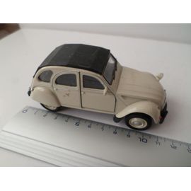 Epave - Citroen Modele 2 Cv Creme Capote Noire-Welly