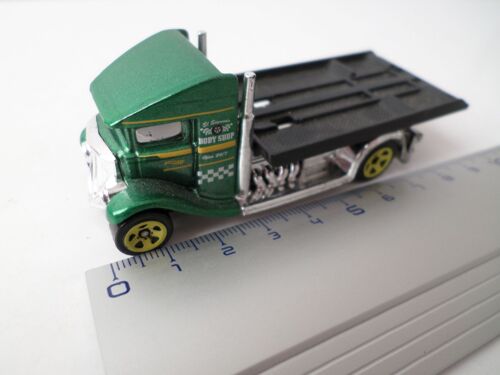 Camion Plateau Sans Marque Modele Body Shop Vert-Hot Wheels