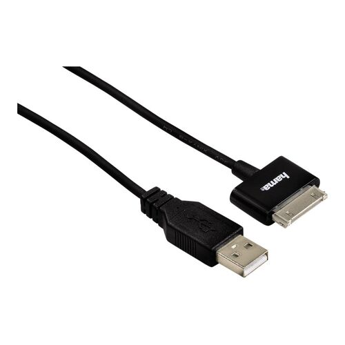 Hama USB Data Cable - Câble pour données - USB mâle pour connecteur à 30 broches de station d'accueil Samsung mâle - 1.2 m - pour Samsung Galaxy Tab, Tab WiFi
