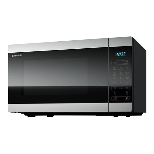 Sharp YC-MG81E-S - Four micro-ondes grill - 28 litres - 900 Watt - argent/noir