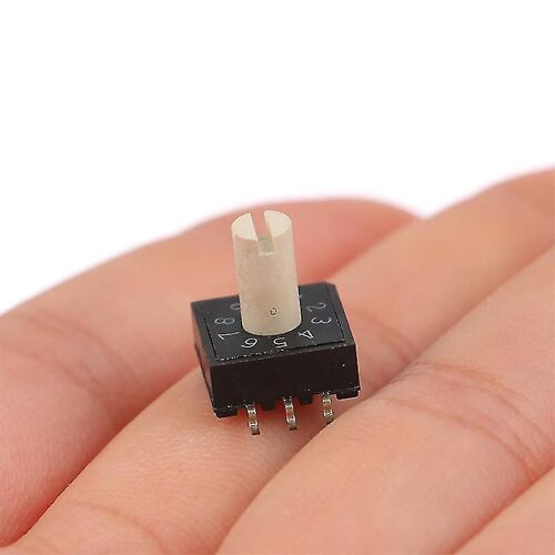 1pcs Rm3haf-10 Commutateur À Cadran Rotatif 10 0-9 Commutateur De Codage Patch 3: 3 Avec Poignée