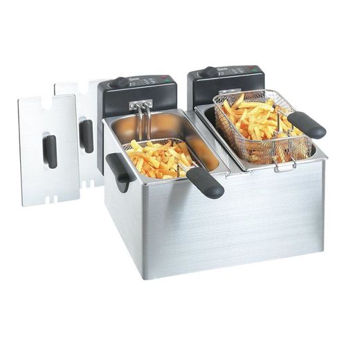 Bartscher Mini III - Friteuse - 8 litres - 4.4 kWatt - acier inoxydable