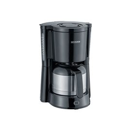 Severin KA 4835 Type - Cafetière - 8 tasses - noir/inox brossé