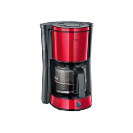 SEVERIN KA 4817 - Cafetière - 10 tasses - rouge feu métallique/noir