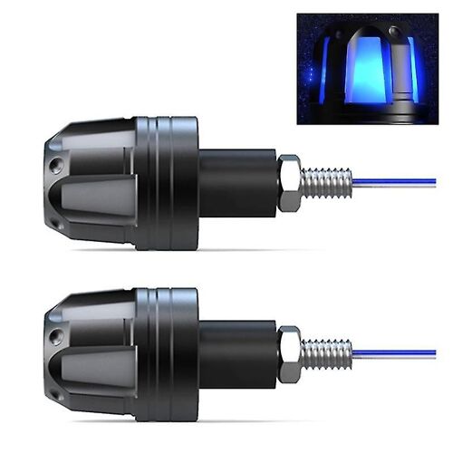 12v Clignotants Moto Led Guidon Barre Fin Clignotant Coin Clignotant Convient Pour Scootor E-Bike Guidon Barre 2pcs