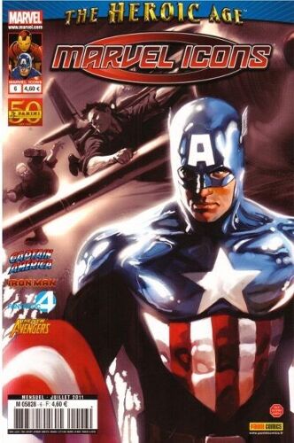 Marvel Icons  N° 6 : La Pépinière ( Captain America - Iron Man - Fantastic 4 - The New Avengers )