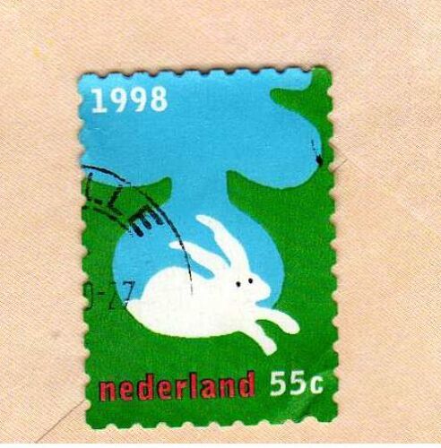 Timbre Nederland Pays-Bas Fêtes De Fin D'année 1998