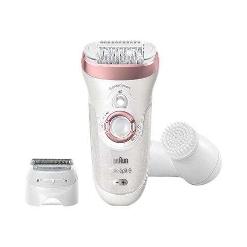 Braun Silk-Épil 9 Sensosmart 9/880 - Épilateur - Sans Fil - Or Blanc/Rose