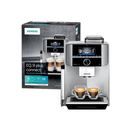 Siemens EQ.9 plus connect s500 TI9555X1DE - Machine à café automatique avec mousseur à lait - 19 bar - acier inoxydable