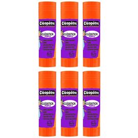Cléopâtre Lot De 6 Bâtons De Colle "Cléostick Purple" En 8 Gr