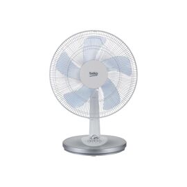 Beko EFT5100W - Ventilateur - au sol, table - 40 cm - blanc/argent