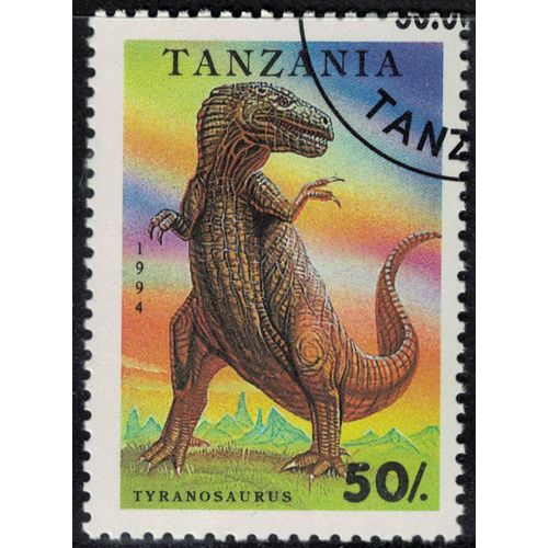 Tanzanie 1994 Oblitéré Used Animaux Préhistoriques Éteints Dinosaure Tyranosaurus Tyrannosaure Su