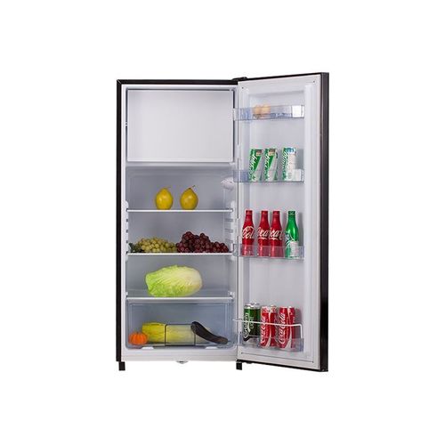 Réfrigérateur combiné Frigelux RF190A++VCM - 55x52x123 cm (lxpxh) - 161 litres - classe E - acier inoxydable
