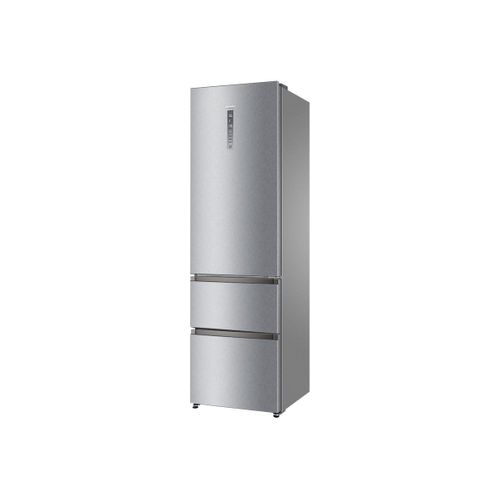 Réfrigérateur-congélateur Haier A3FE737CMJ - congélateur bas - 59.5x65.7x200 cm (lxpxh) - 350 litres - classe E - acier inoxydable