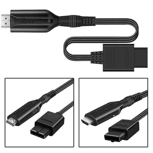 HD1080P N64 vers HDMI-compatible convertisseur HD Link Câble pour N64 SNES .