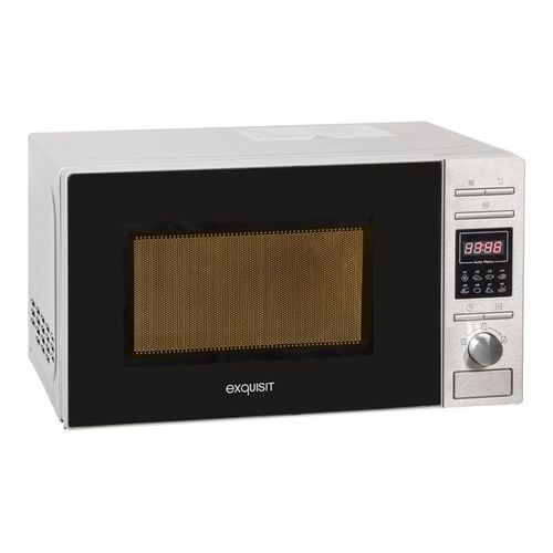 Exquisit MW820DI - Four micro-ondes monofonction - pose libre - 20 litres - 700 Watt - argent