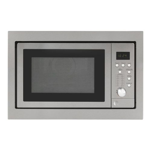 Exquisit EMW 2539 HI - Four micro-ondes combiné - grill - intégrable - 25 litres - 900 Watt - inox et verre