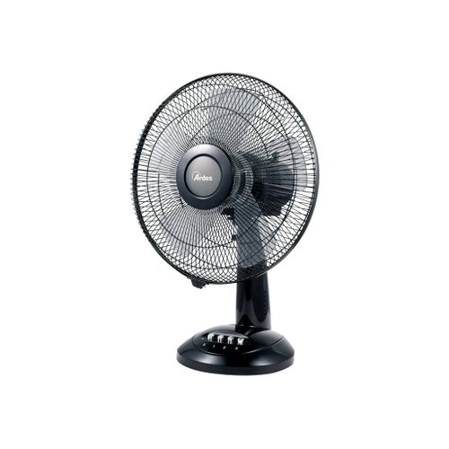 Ardes Style AR5S31 - Ventilateur - 30 cm - Noir avec des touches chromées
