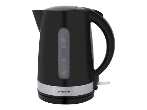 Inventum HW217B - Bouilloire - 1.7 litres - 2.2 kWatt - noir/inox