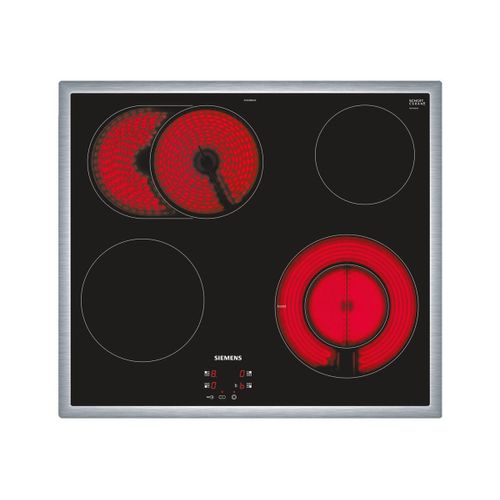 Siemens iQ300 EF645BNN1E Vitrocéramique Noir/inox - 4 foyers