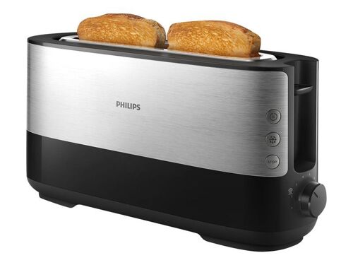 Philips Viva Collection HD2692 - Grille-pain - 2 tranche - 1 Emplacements - noir
