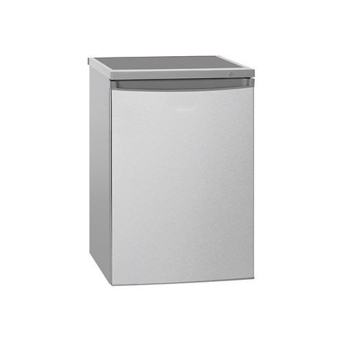 Réfrigérateur avec petit congélateur 120L inox Bomann KS 2184.1 inox