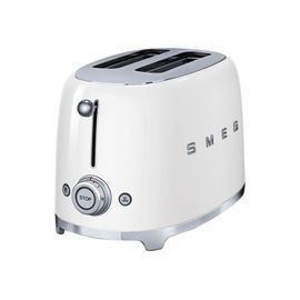 Smeg 50's Style TSF01WHEU - Grille-pain - 2 tranche - 2 Emplacements - blanc