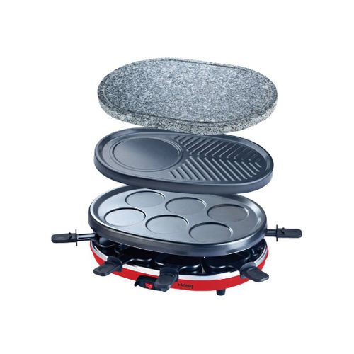 H.Koenig RP412 - Raclette/grill/crêpière/pierre à cuire - 900 Watt