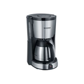 SEVERIN SELECT KA 4132 - Cafetière - 8 tasses - noir/inox brossé