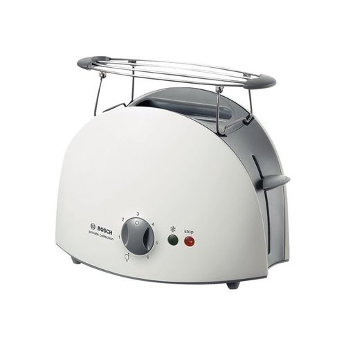 Bosch Private Collection TAT6101 - Grille-pain - 2 tranche - 2 Emplacements - blanc/gris clair