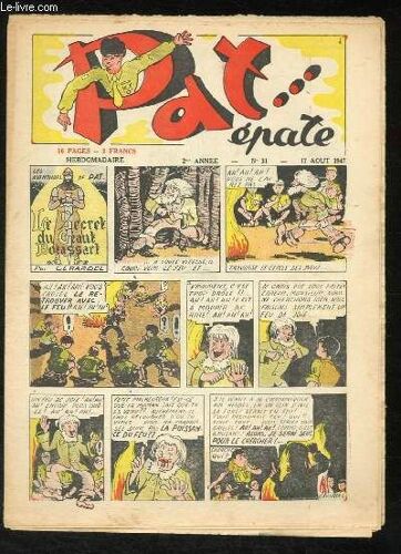 Pat ... Épate, N°31 - 2e Année : Le Pardon De L'angélus - Les Grands Rapaces ...
