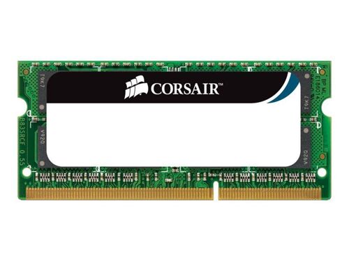 CORSAIR Mac Memory - DDR3 - kit - 8 Go: 2 x 4 Go - SO DIMM 204 broches - 1066 MHz / PC3-8500 - CL7 - 1.5 V - mémoire sans tampon - non ECC