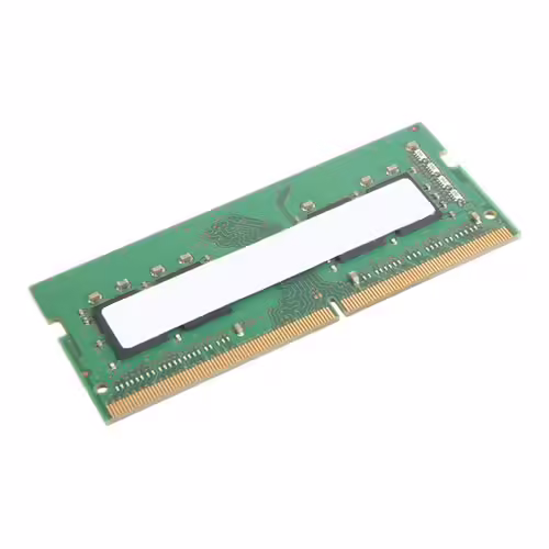 Lenovo - DDR4 - module - 4 Go - SO DIMM 260 broches - 3200 MT/s / PC4-25600 - mémoire sans tampon - non ECC - CRU - vert - pour ThinkCentre M70a; M70q; M80q; M90a; M90q; ThinkPad E14 Gen 2; E15...