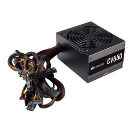 CORSAIR CV Series CV550 - Alimentation PC - ATX12V 2.31/ EPS12V 2.92 - 80 PLUS Bronze - CA 100-240 V - 550 watt - Europe - revêtement noir poudré