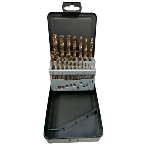 FORETS HSS M35 COBALT 5% de 1 à 10 mm COFFRET DE 19 FORETS