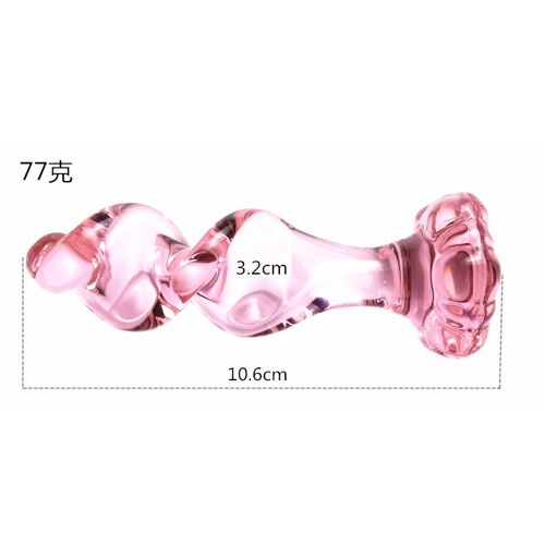 Plug Anal En Verre Cristal Pour Femmes Et Hommes, Gode, Plug Anal, Jouets Sexuels Anaux, 18 + Mastelljaune, Extenseur Anal, Godemichet Anal Éducatif, Sex Shop
