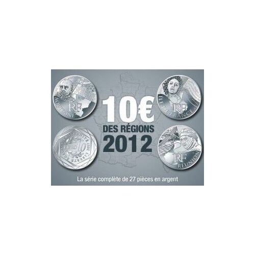 Série Complète 10 Euros Des Régions 2012
