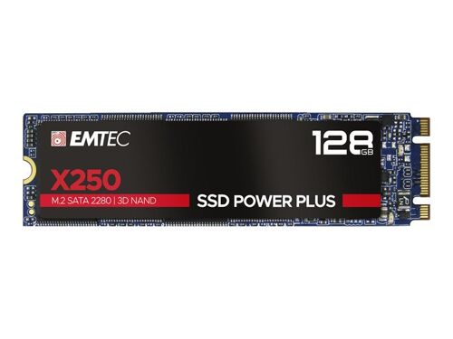 EMTEC SSD Power Plus X250 - SSD - 128 Go - interne - M.2 2280 - SATA 6Gb/s