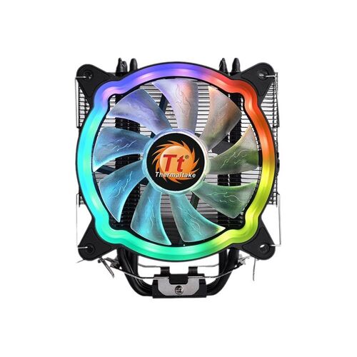 Thermaltake UX200 ARGB Lighting - Refroidisseur de processeur - (pour : LGA775, LGA1156, AM2, AM2+, AM3, LGA1155, AM3+, FM1, FM2, LGA1150, LGA1151, AM4, LGA1200) - aluminium - 120 mm