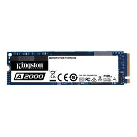 Kingston A2000 - SSD - chiffré - 250 Go - interne - M.2 2280 - PCIe 3.0 x4 (NVMe) - AES 256 bits