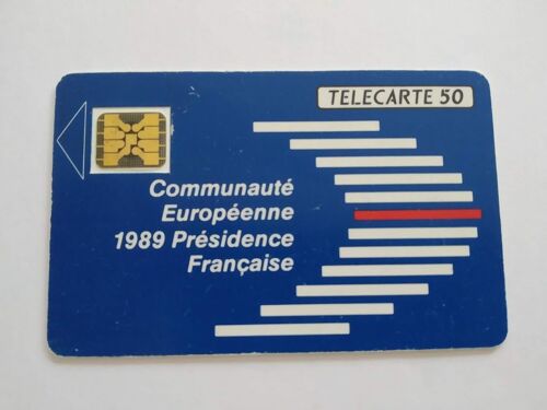 Télécarte 50 Sc4 Communauté Européenne 1989 Présidence Française 375 000 Ex 11/89