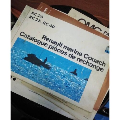 Renault Marine Couach Rc20 Rc25 Rc40 Catalogue Revue Notice 