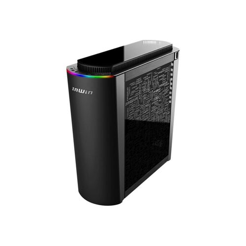 IN WIN 915 - Tour - ATX étendu - panneau latéral fenêtré (verre) - pas d'alimentation (ATX12V/ PS/2/ EPS) - noir - USB/Audio