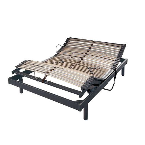 Lit electrique ebac s50 mono 120x190 (pieds vendus séparément)