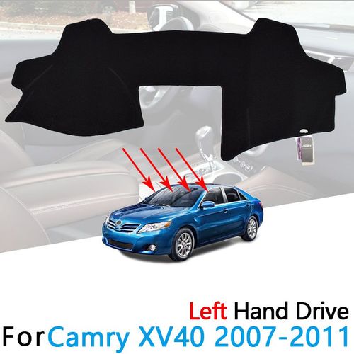 Tapis De Protection Pour Tableau De Bord De Voiture, Pare-Soleil, Accessoire Pour Instrument, Pour Toyota Camry Xv40, 2007, 2008, 2009, 2010, 2011